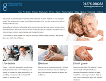 Tablet Screenshot of genesisdental.co.uk