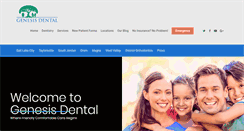 Desktop Screenshot of genesisdental.com